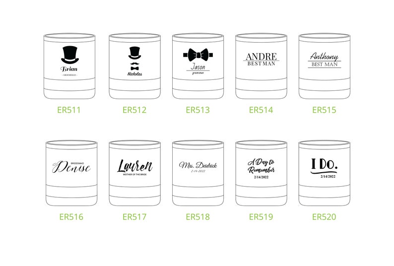 Bachelorette Cups Rocks Tumbler for Wedding Program Customized Be My Bridesmaid Proposal Whiskey Glasses, Parents Wedding Gift image 4