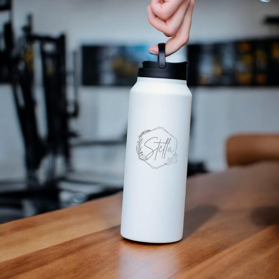 Personalized Sports Water Bottle | Custom Engraved Name Gym Bottle With ...