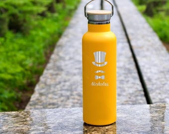 Personalized Groomsman Gift Insulated Water Bottle Groomsmen and Bridesmaid Design Custom Gifts | Wedding Bridal Party Gift