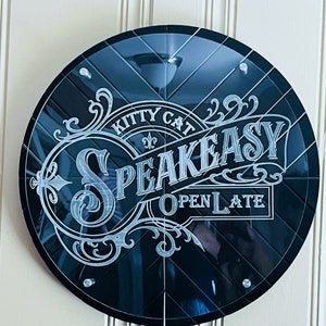 Custom Speakeasy Bar Sign