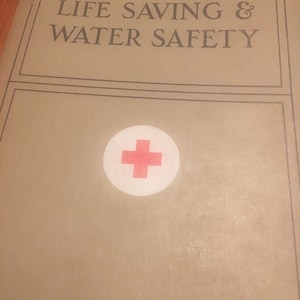 American Red Cross Life Saving & Water Safety Book, Drowning First Aid, Lifeguard Techniques image 1