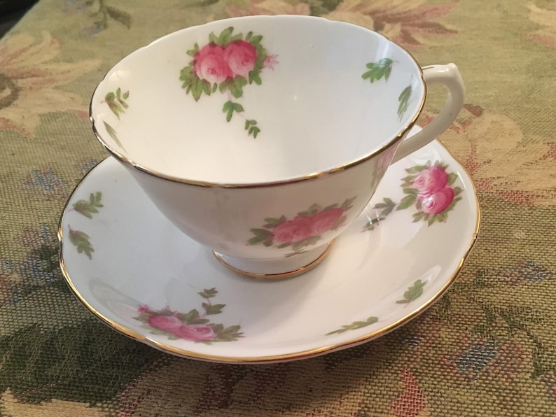Vintage Collingswood English Bone China Tea Cup and Saucer Etsy