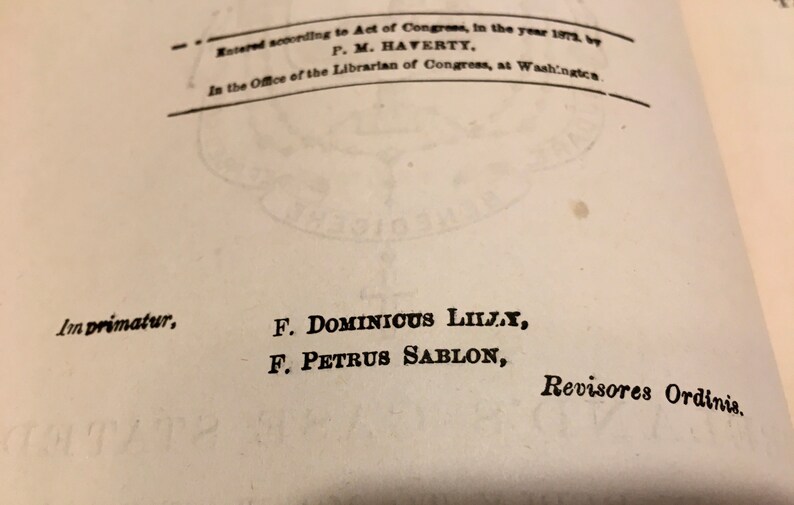 Father Burke's Sermons and Lectures, Antique Religious Book, 1872 Copyright, Great Archbishop of The West, Catholic Church, St Patrick image 7