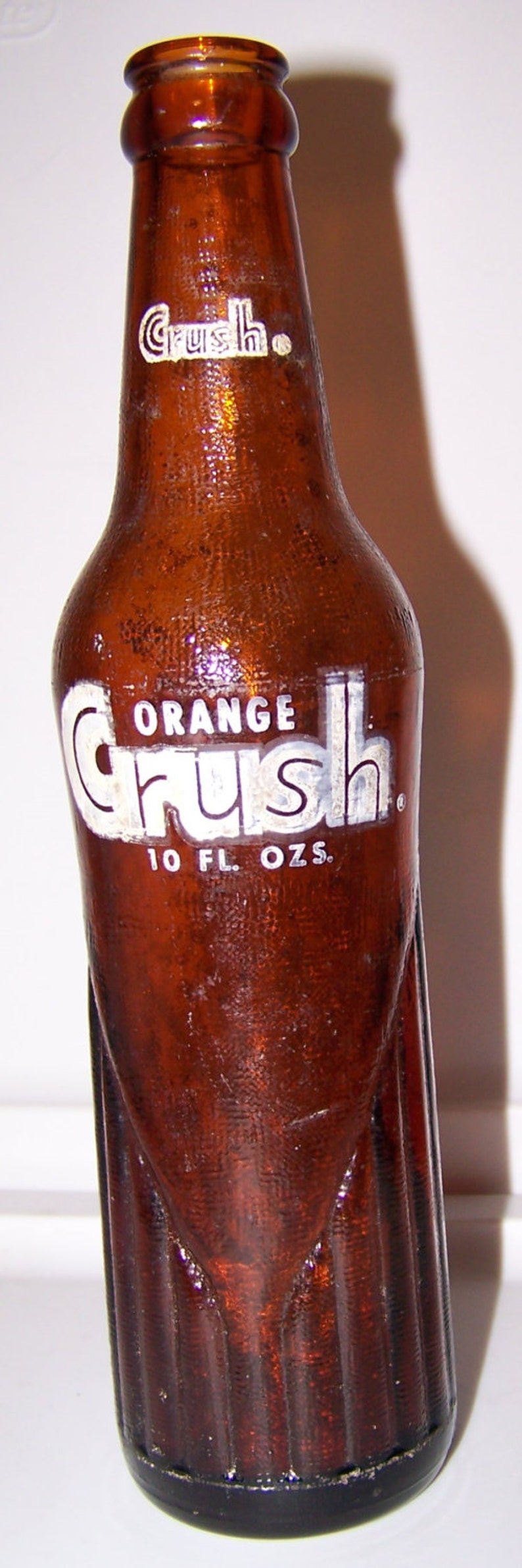 Vintage Orange Crush Soda Bottle 10 Fl oz. dug up from Field Etsy