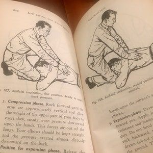 American Red Cross Life Saving & Water Safety Book, Drowning First Aid, Lifeguard Techniques image 3