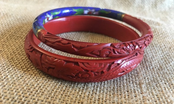 Cinnabar bangle sales