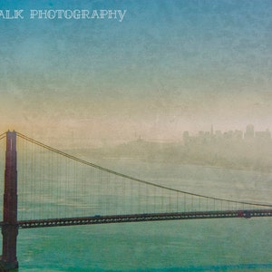 Photo - San Francisco from Marin Headlands, Golden Gate Bridge, City, Nature Photography - Digital