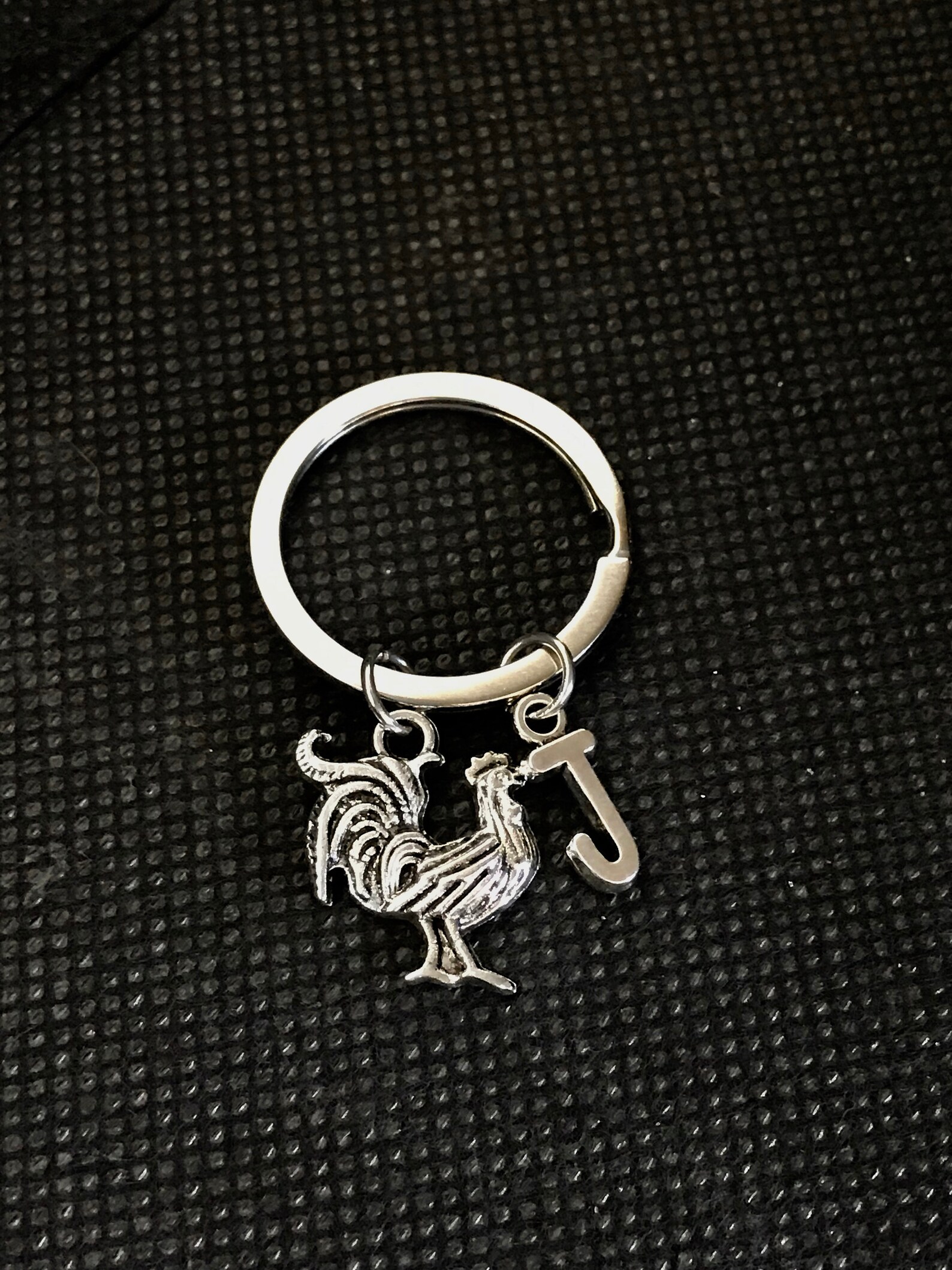 Personalized Rooster Keychain Rooster Charm Chicken Keychain Etsy UK