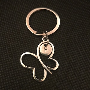 Personalized Butterfly Keychain Butterfly Keyring Butterfly Lover Gift