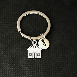 Personalized House Keychain Realtor Keychain House Charm Construction Contractor Gift for a Realtor  House Keychain