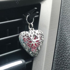Clip On Car Air Vent Aromatherapy Essential Oil Diffuser Car Diffuser Charm Car Diffuser EO Diffuser Heart Diffuser Locket