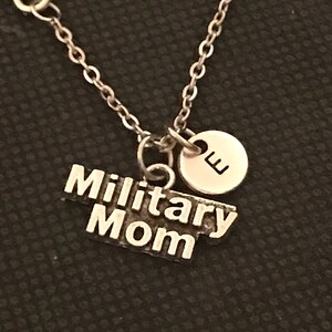 Personalized Military Mom Necklace Army Mom Marine Mom Military Mom Gift  Army Mom Necklace
