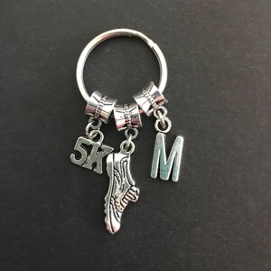 Gift for Marathon Runner&#39;s Keychain Gift For Runner Gift For A Jogger Key Ring Fitness Key Chain Runner 5K Race Cross Country Run