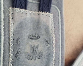 Wool Straps Immaculate Conception Scapular Antique Style