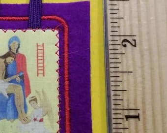 The Original Mini Purple Scapular