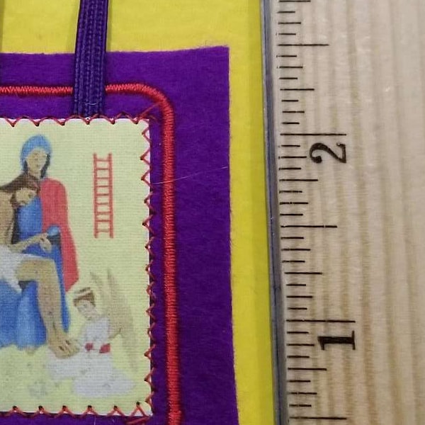 The Original Mini Purple Scapular