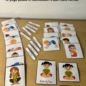Carte Montessori Yoga in 3 parti