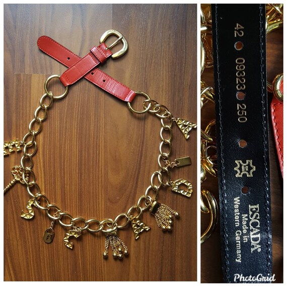 Escada chain belt Clearance