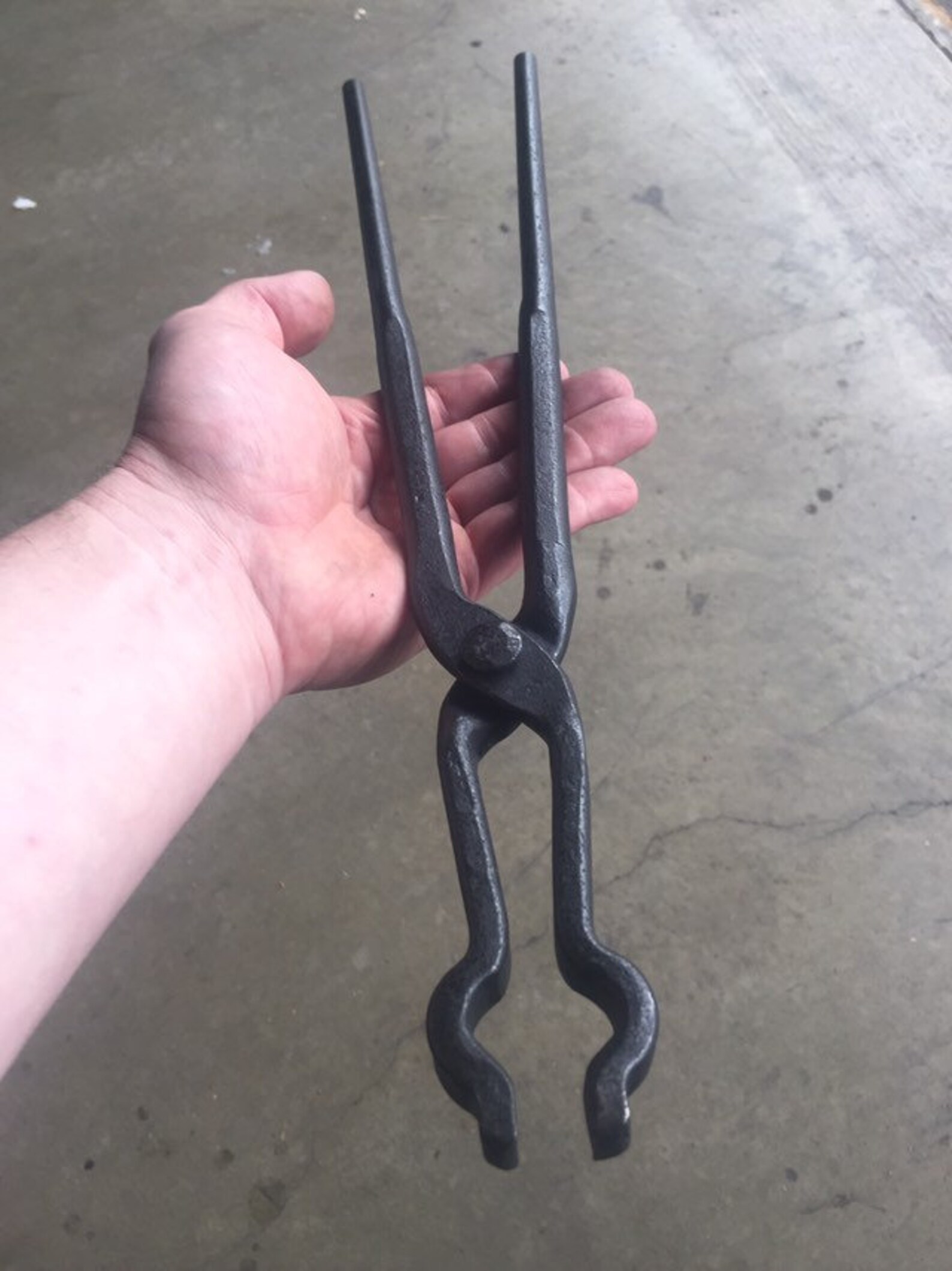 Blacksmith Pick up Tongs Etsy