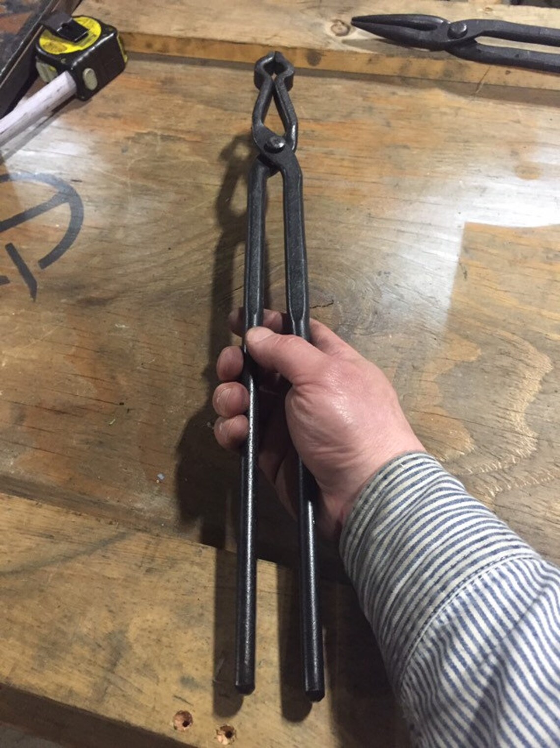 Blacksmith Pick up Tongs Etsy
