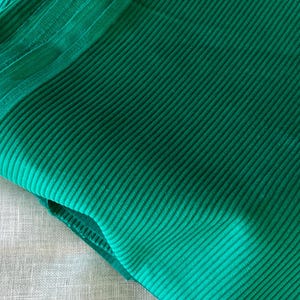 Wide Wale Corduroy Fabric, 1 7/8 Yards Bright Green 100% Cotton - 8 Wales per inch  #7654