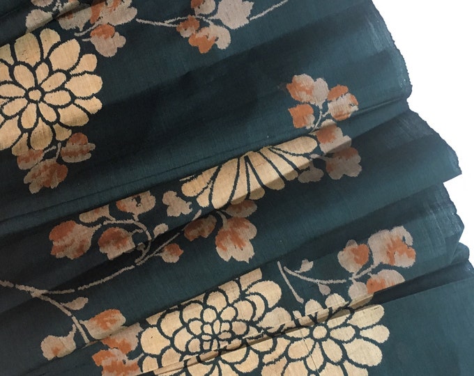 Antique Japanese Silk Kimono Fabric Vintage Japanese Kimono Etsy