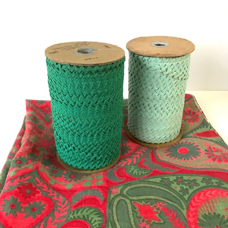 1960s Vintage Rick Rack Ribbon Trim 3/8 X 5 Yard Cut Etsy
