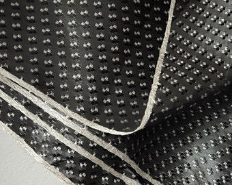 Iridescent Taffeta Fabric 2 Yards x 41 1/2" wide Woven Geometric Acetate Jacquard Fabric #5707