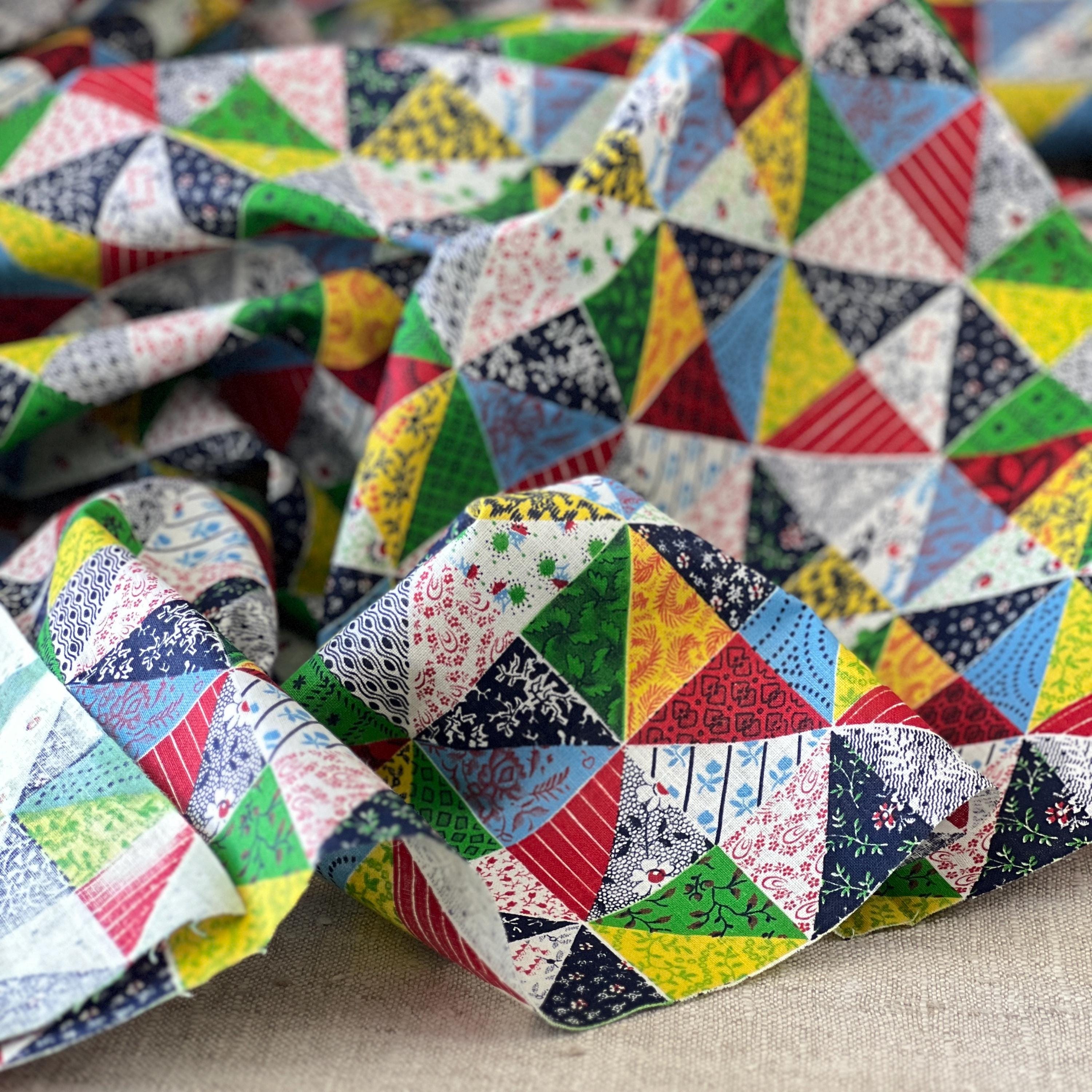 よしよし　　　OLD CALICO PATCH WORK QUILT よしよし OLD CALICO PATCH WORK QUILT Lessons from an Old