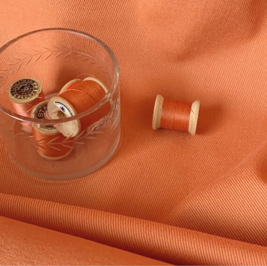 Heavy Cotton Twill Fabric by the Yard for Upholstery or Etsy