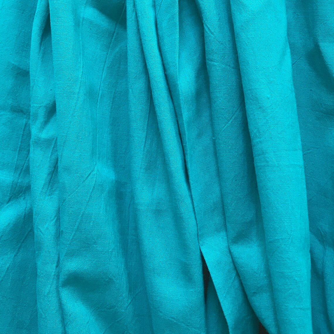 1980s Crinkle Cotton By the Yard x 45 wide Fabric Etsy