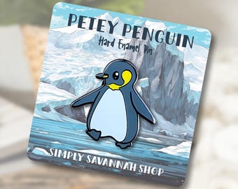 Cute Penguin Pin | Adorable Animal Pin | Hard Enamel Pin | Pin Gift For Her | High Quality Hard Enamel Pin