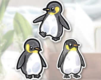 Cute Penguin Sticker | Animal Stickers | Matte Waterproof Vinyl Animal Decal