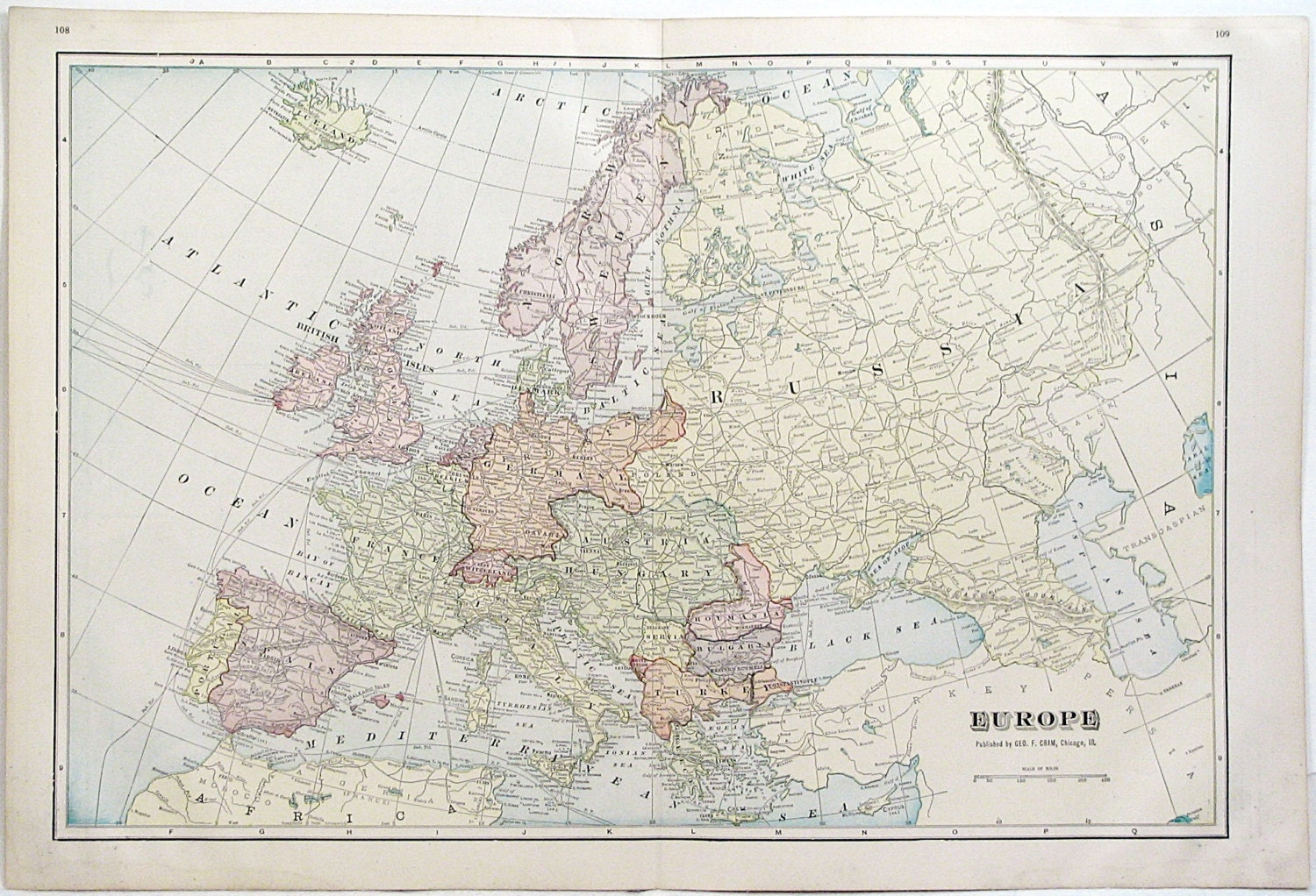 Map Of Europe 1880 Secretmuseum - vrogue.co