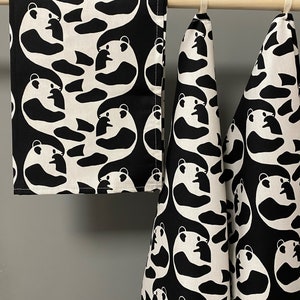 Panda Tea Towel - Etsy Australia