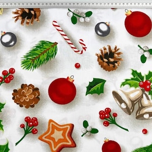 Christmas ornaments fabric Christmas fabric 100% cotton fabric 160cm/63in wide