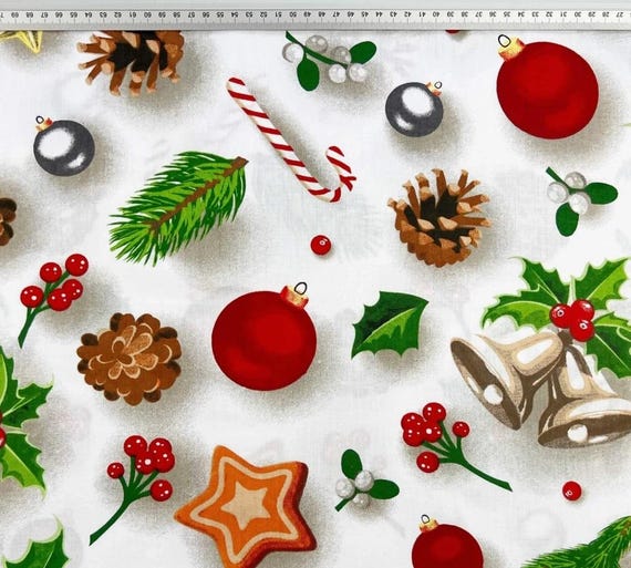 Christmas ornaments fabric Christmas fabric 100% cotton fabric 160cm/63in wide