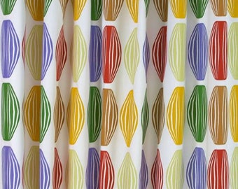 Cotton Curtains Panel Decor Cafe curtain Kitchen valance Living room curtains Scandinavian cotton fabric