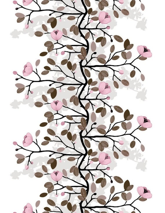 Cotton Curtains Panel Decor Cafe curtain Kitchen valance Pink Magnolia