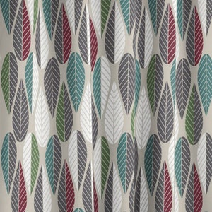 Cotton Curtains Panel Decor Cafe curtain Kitchen valance Living room curtains Scandinavian cotton fabric