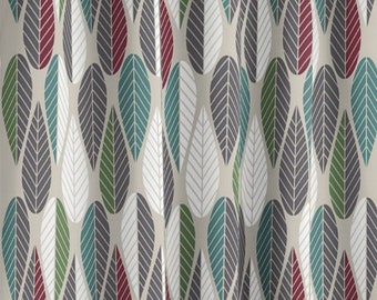 Cotton Curtains Panel Decor Cafe curtain Kitchen valance Living room curtains Scandinavian cotton fabric