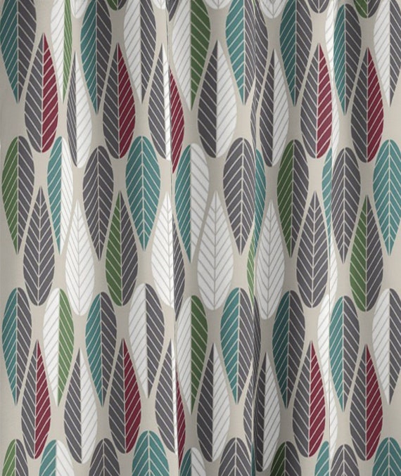 Cotton Curtains Panel Decor Cafe curtain Kitchen valance Living room curtains Scandinavian cotton fabric