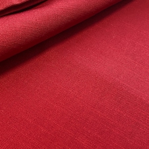 Red Tablecloth Cotton tablecloth Christmas tablecloth plain dark red Round Oval Rectangle tablecloth