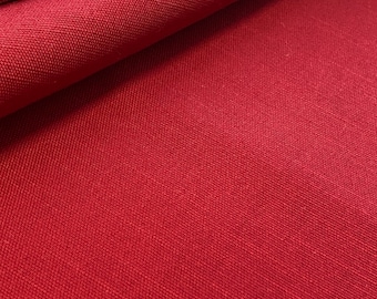 Red Tablecloth Cotton tablecloth Christmas tablecloth plain dark red Round Oval Rectangle tablecloth