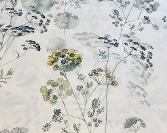 Tablecloth Plant & Floral Print Scandinavian cotton fabric Table linens Extra large rectangle tablecloth