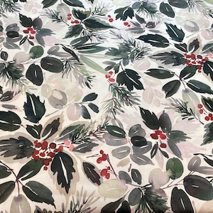 Floral Tablecloth Scandinavian cotton fabric Table linens Round Square Rectangle Oval Tablecloth Extra large