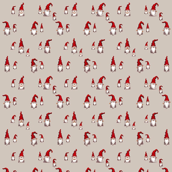 Christmas Tablecloth Table runner Christmas Gnome Table linens Round Oval Rectangle