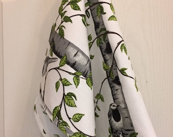 Kitchen Towel Tea Towel  Dish Towel - Scandinavian Cotton fabric - 1 pc - 50 cm x 70 cm (19 "x 28")
