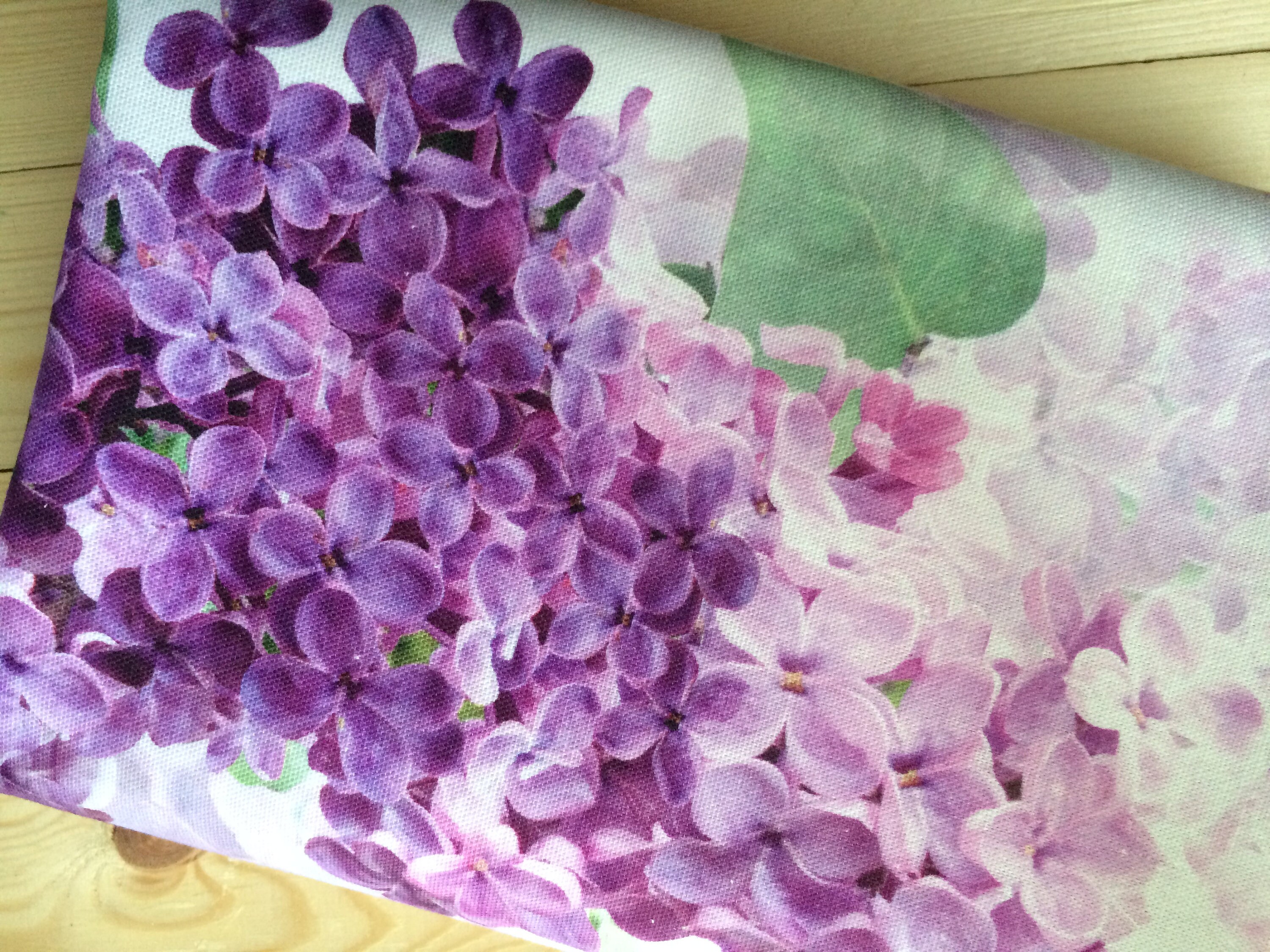 Cotton Tablecloth Table Linens Lilac Flowers Scandinavian Etsy