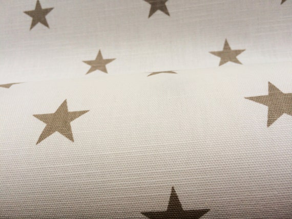 Cotton fabric Stars - Scandinavian cotton fabric - Off-White - 150cm wide - 100% cotton